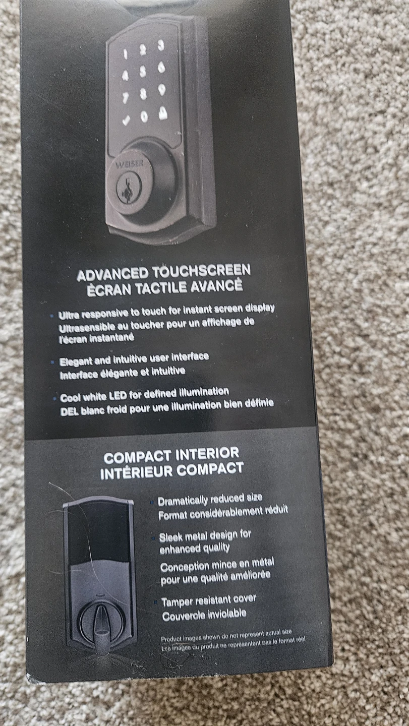 Weiser SmartCode 10 Touchscreen Deadbolt - photo 2