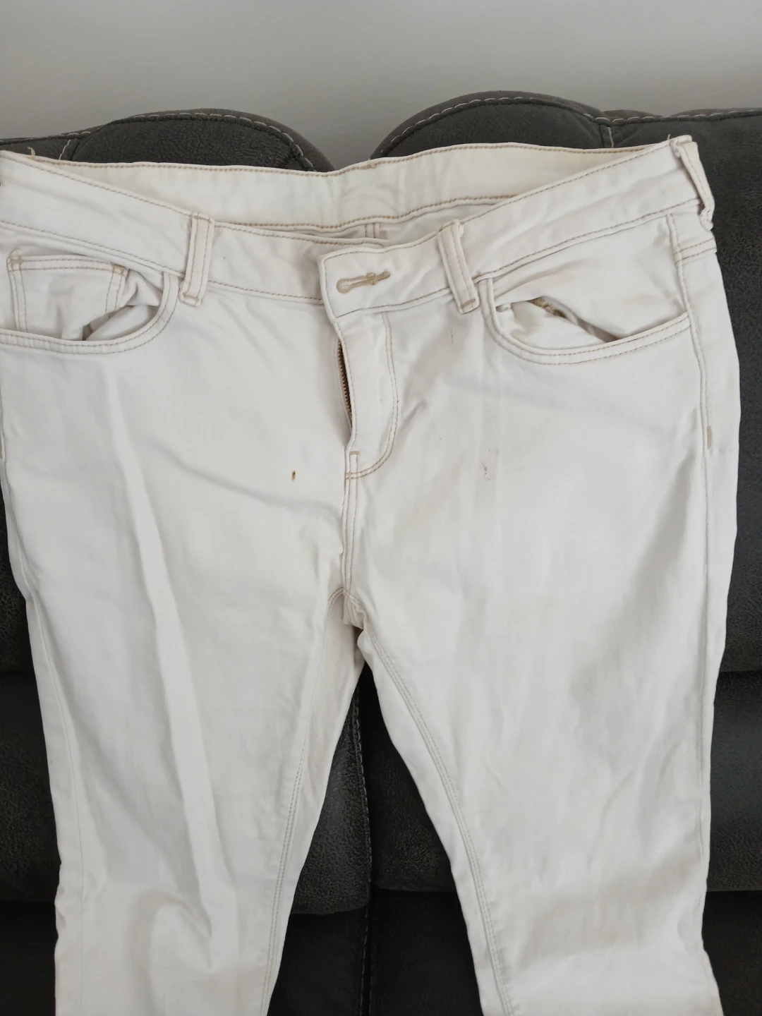 Women's White Skinny Jeans - photo 2