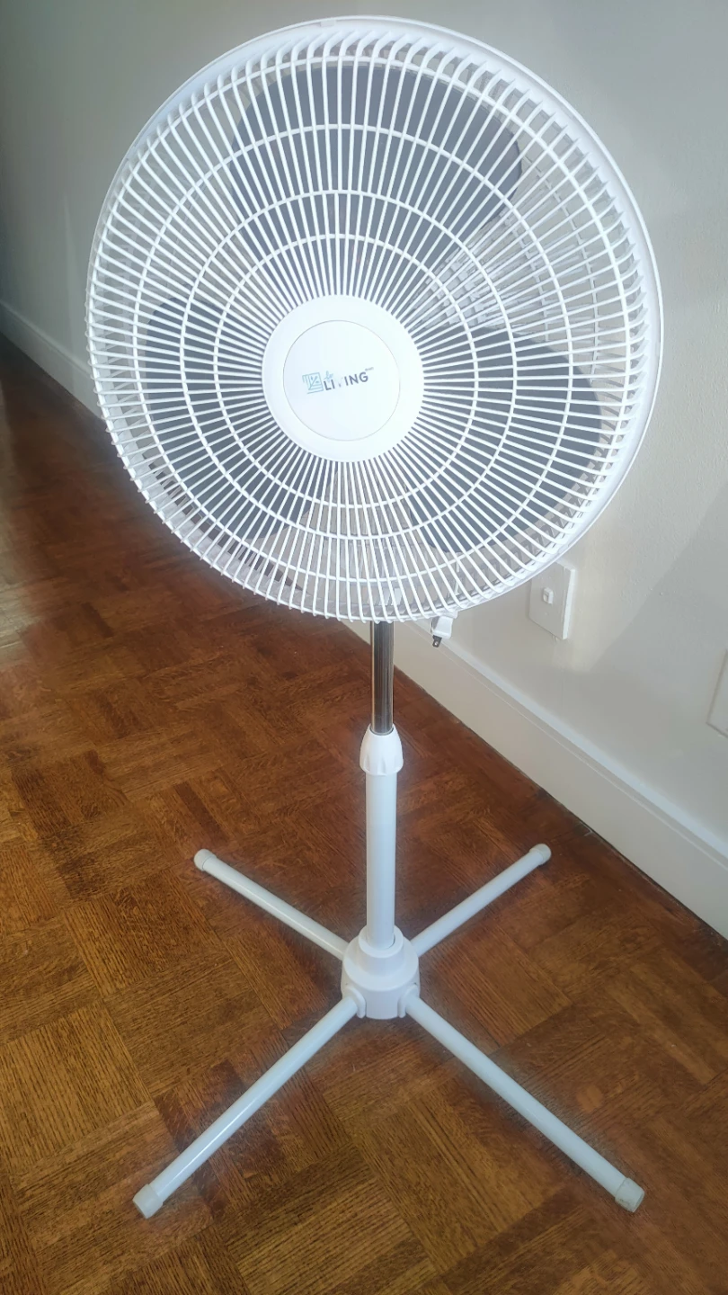 White Pedestal Fan - photo 2