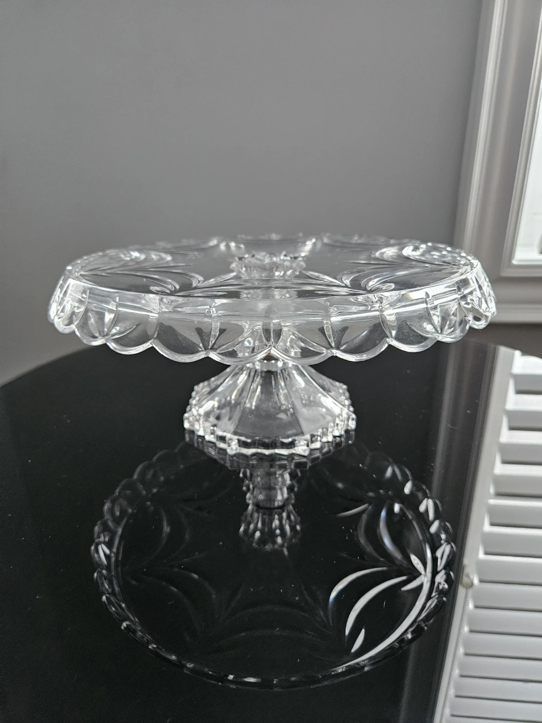 Crystal Footed Cake Stand