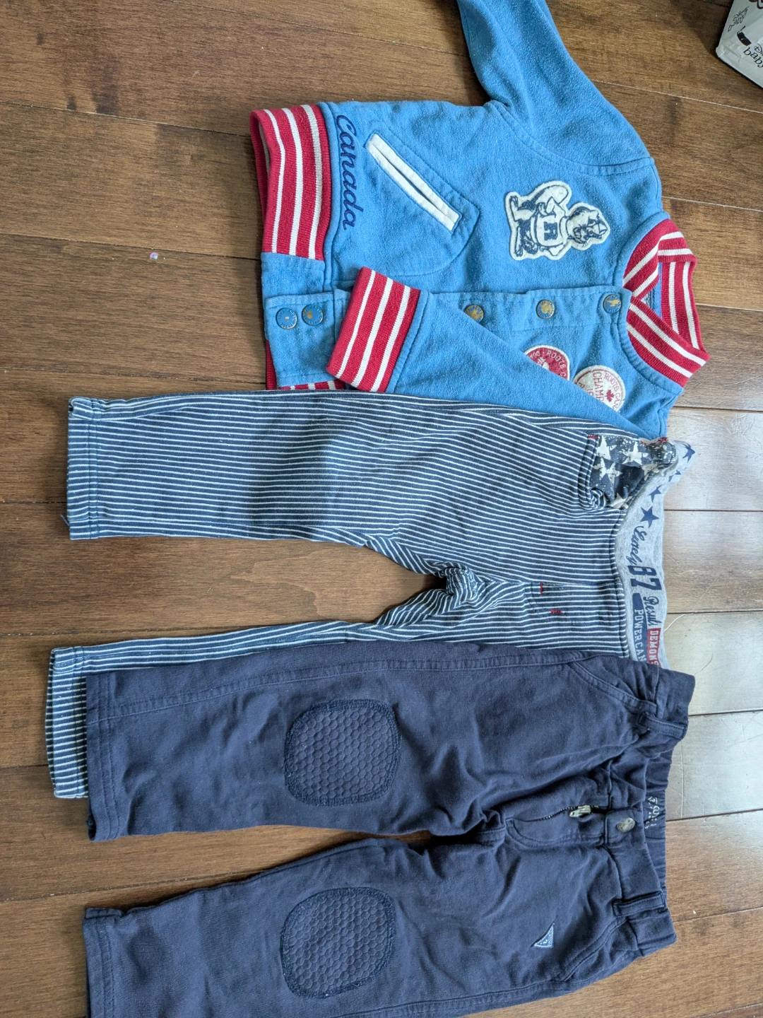 Roots Baby Jacket and Pants Set