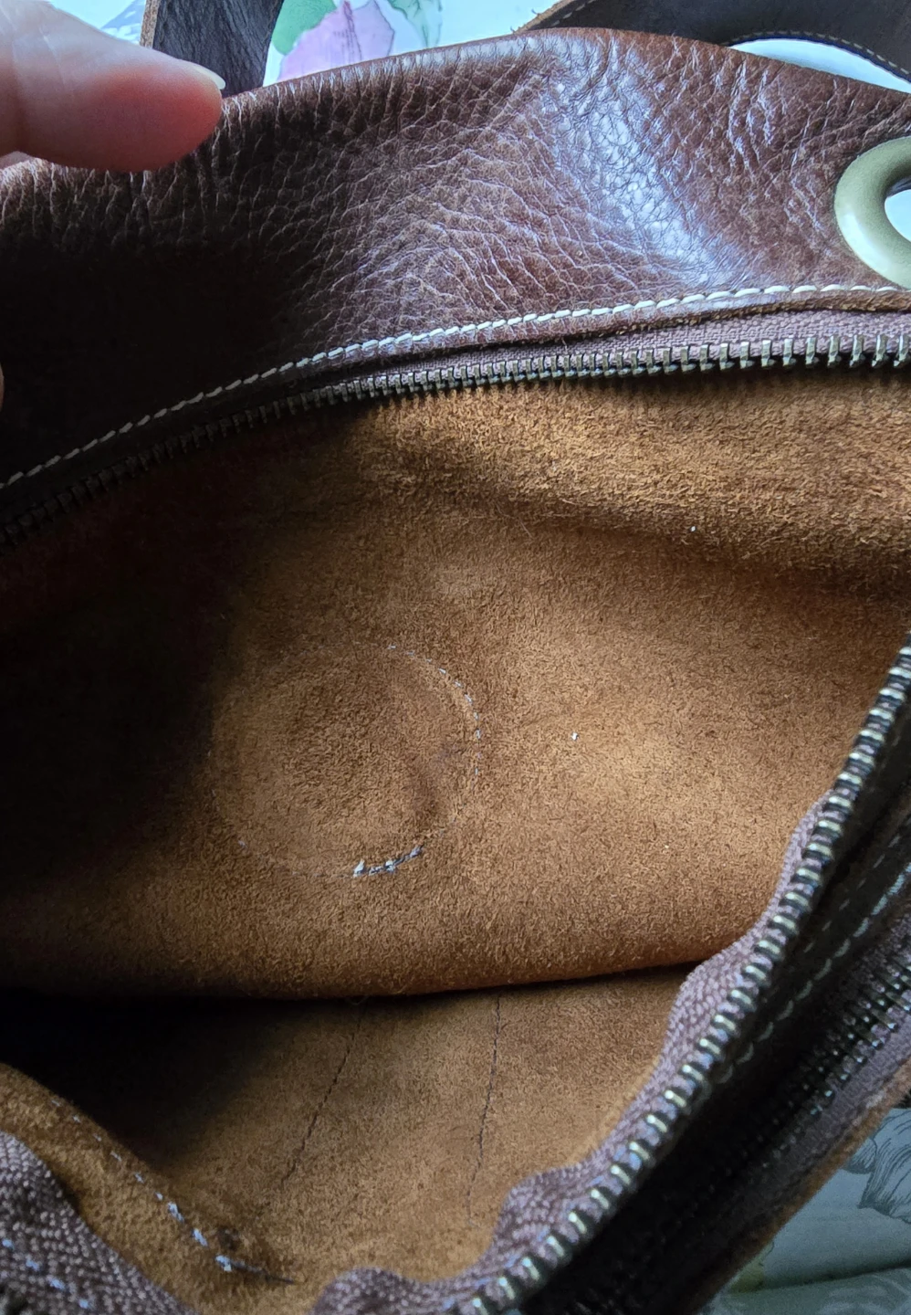 Roots Brown Leather Crossbody Bag - photo 4