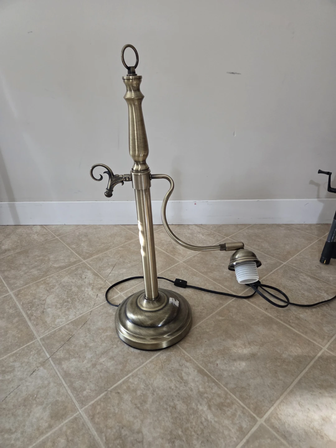 Antique Brass Floor Lamp