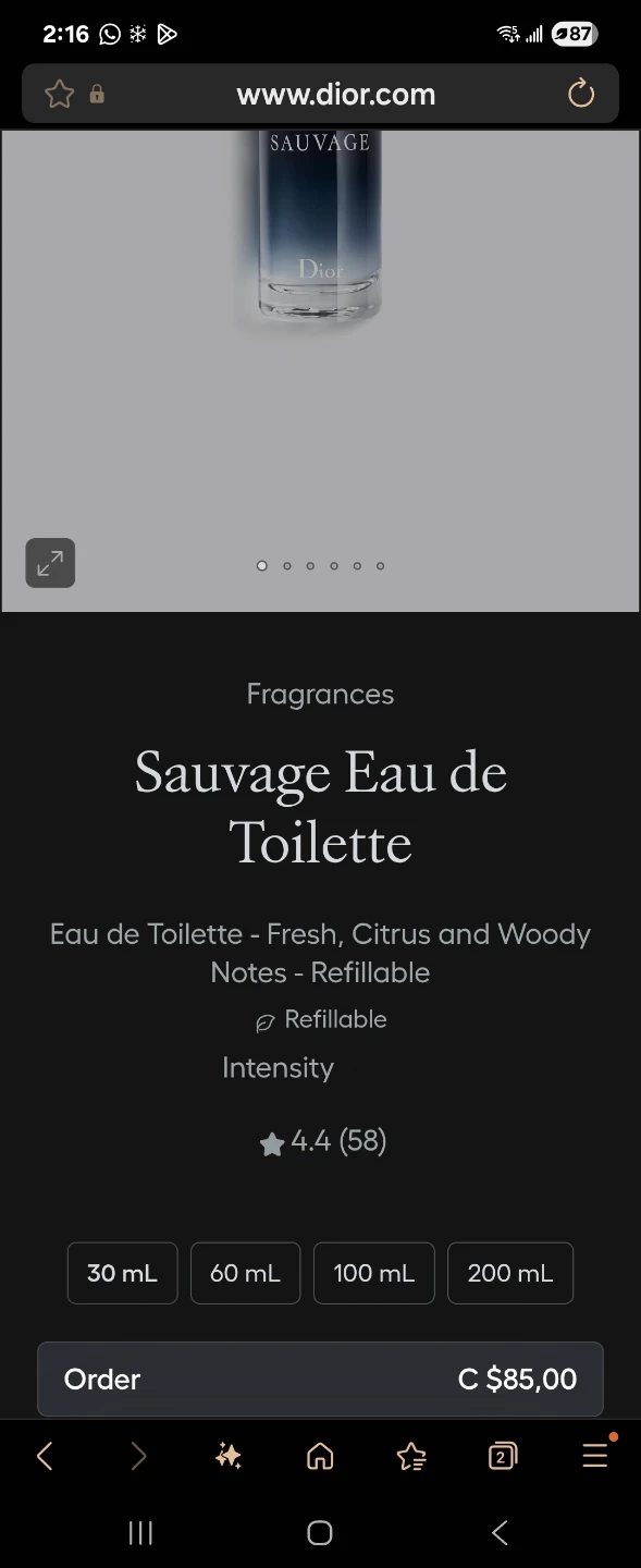 Dior Sauvage Eau de Toilette  30 ml - photo 2