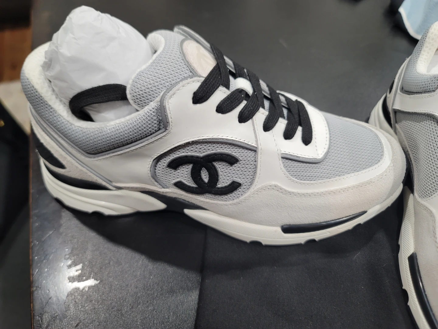 New size 9 Chanel Sneakers