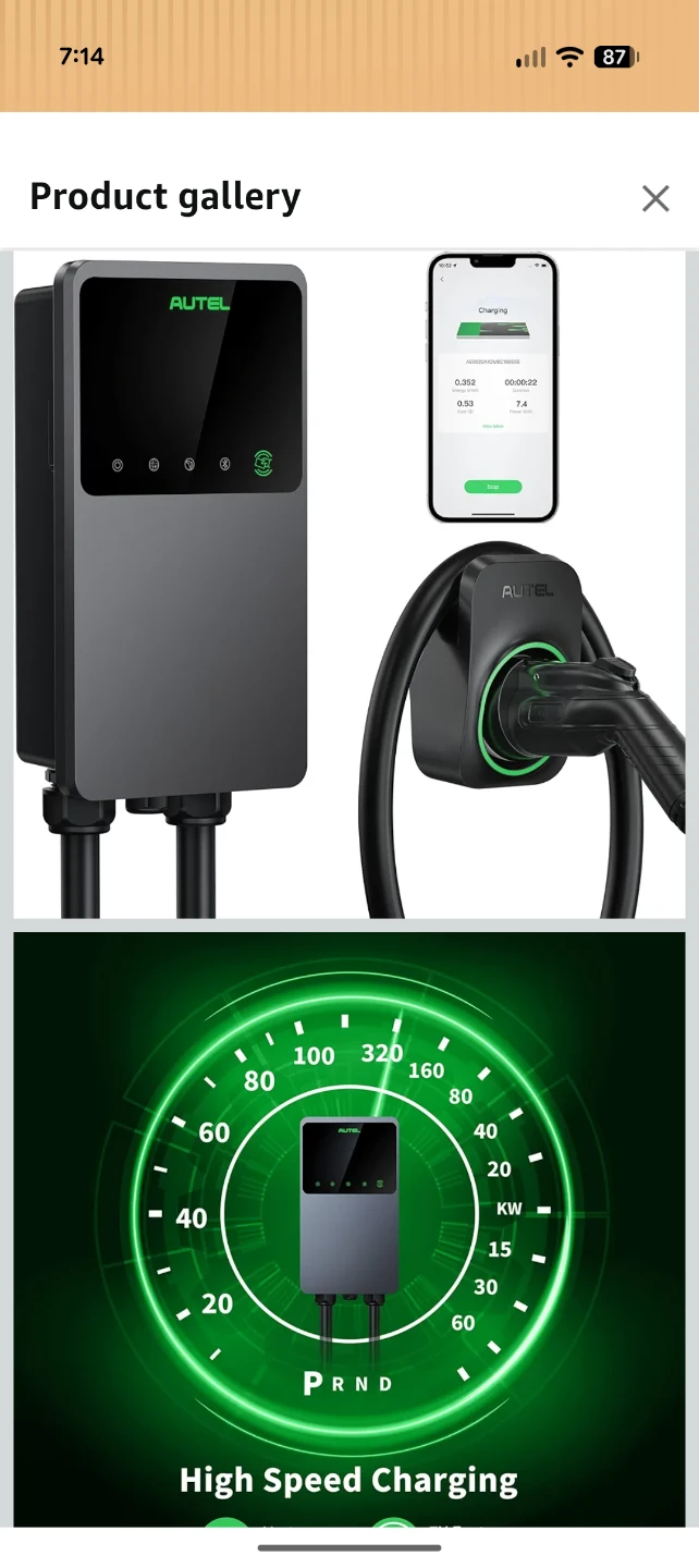 Autel MaxiCharger Level 2 EV Charger
