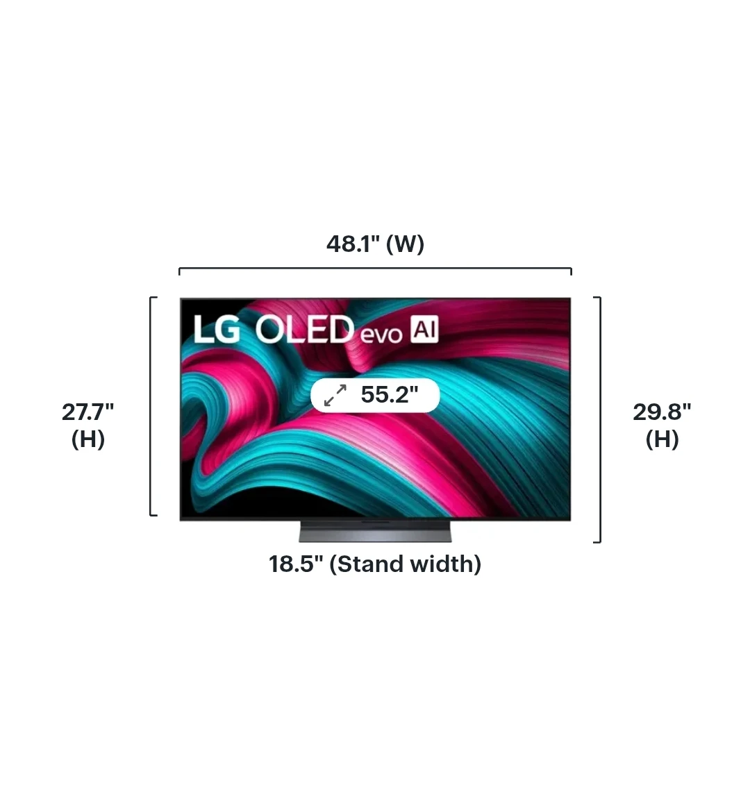 LG OLED evo AI 55" Class 4K UHD Smart TV - photo 2