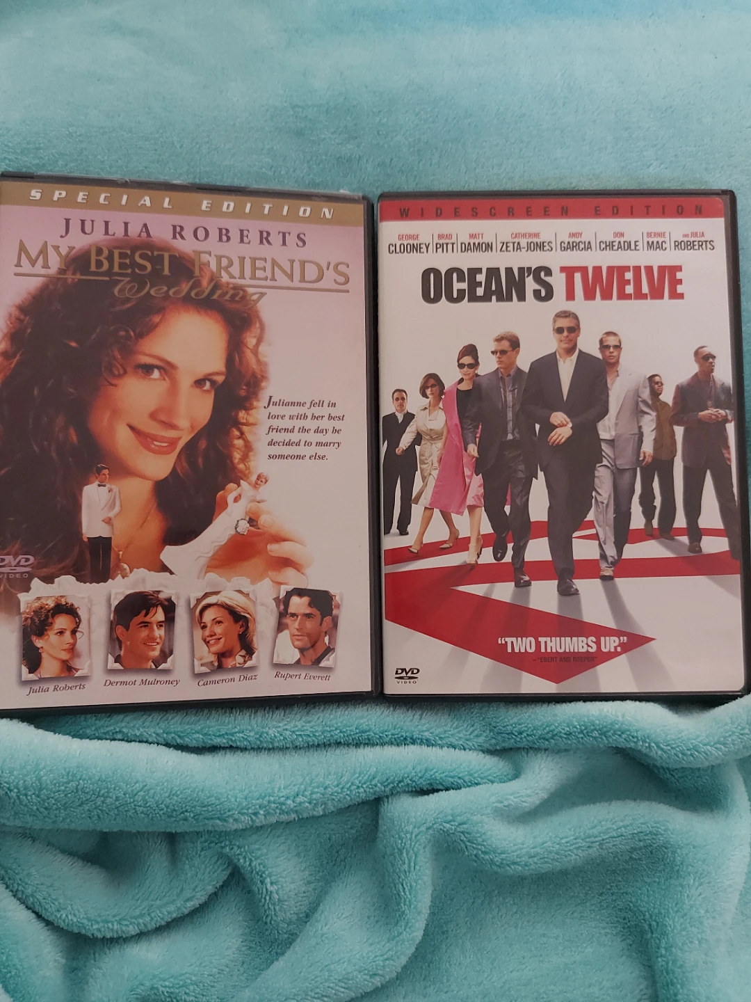 My Best Friend's Wedding & Ocean's Twelve DVDs