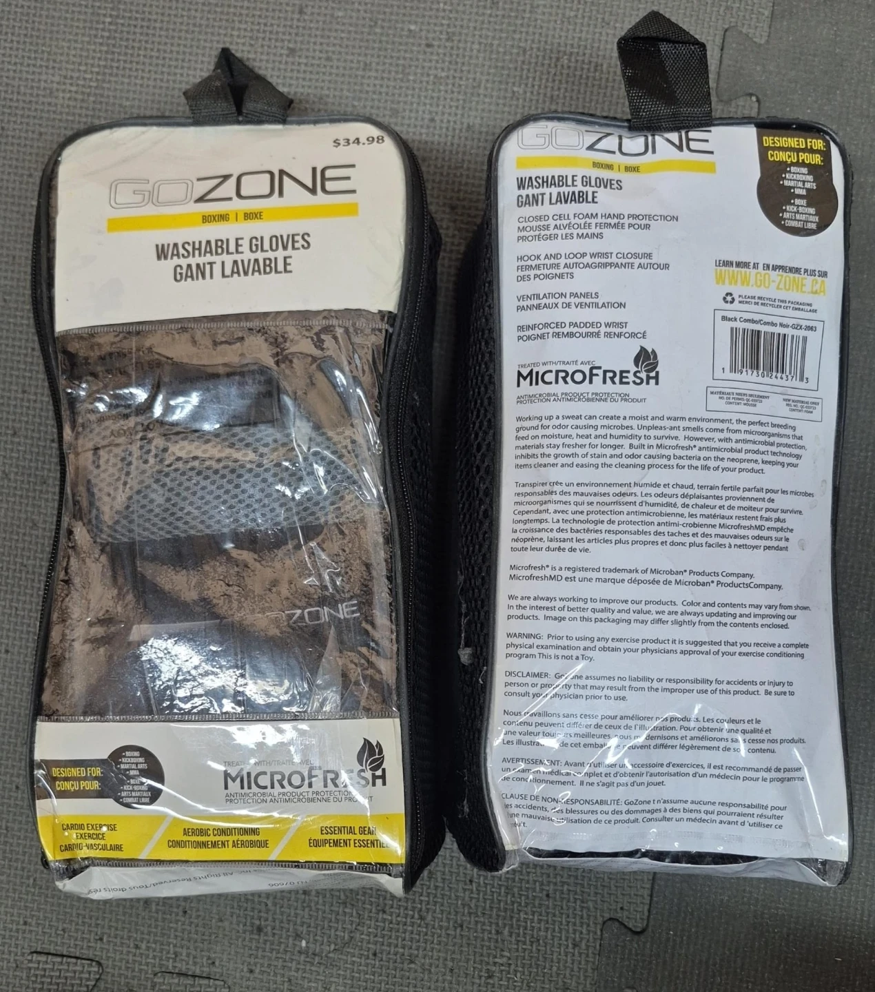 GoZone Washable Boxing Gloves