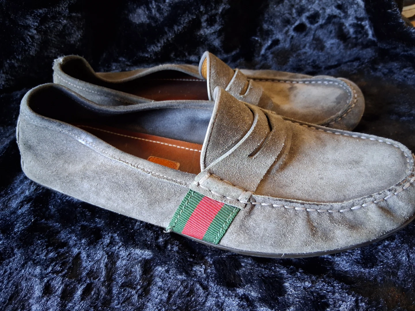 Gucci Suede Loafers