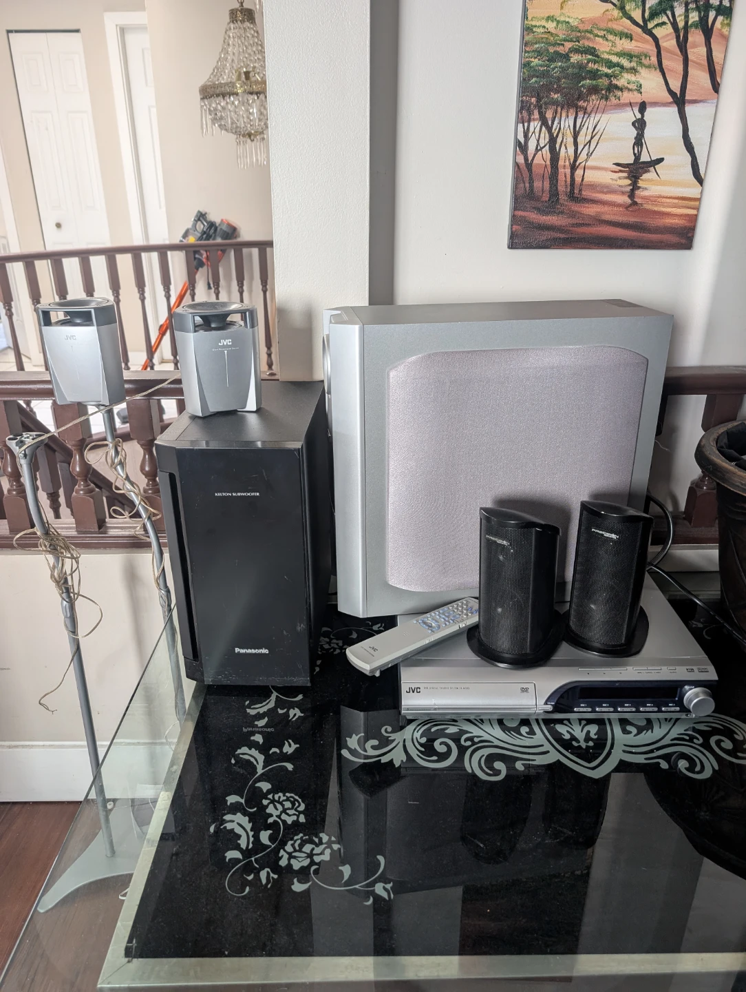 JVC & Panasonic Home Theatre Speaker System with DVD Player