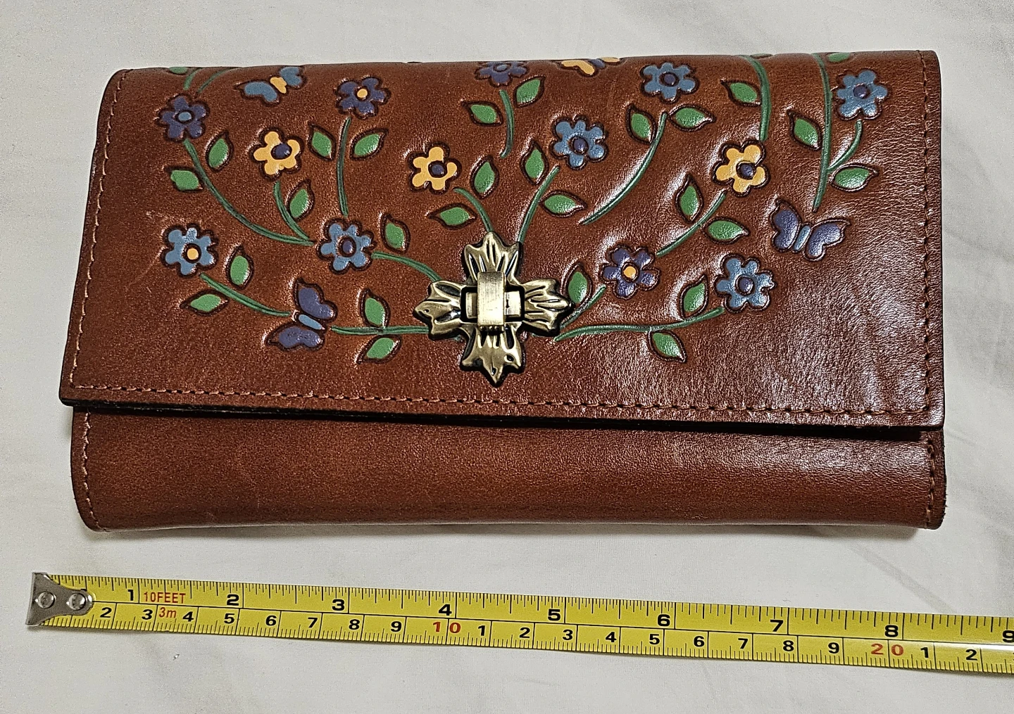 Genuine leather patricia nash wallet