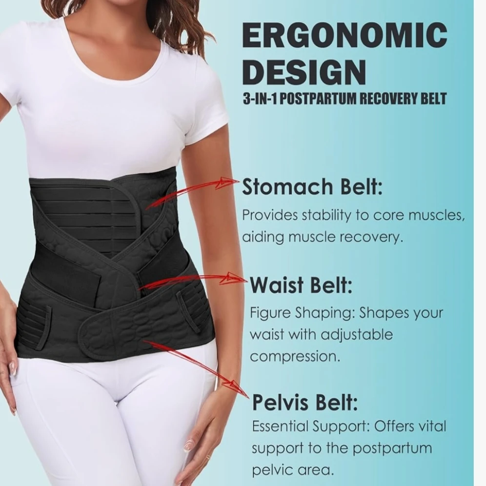 MAMODY 3-in-1 Postpartum Recovery Belly Support Belt - photo 4