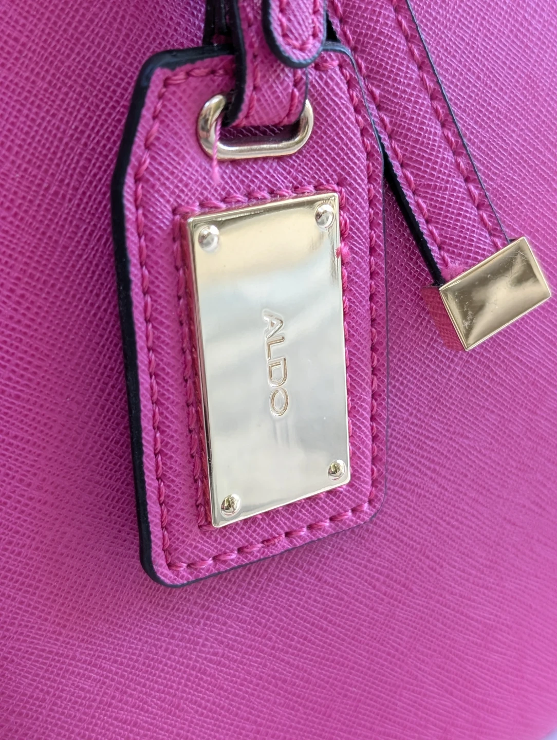 ALDO Hot Pink Shoulder Tote Bag - photo 2