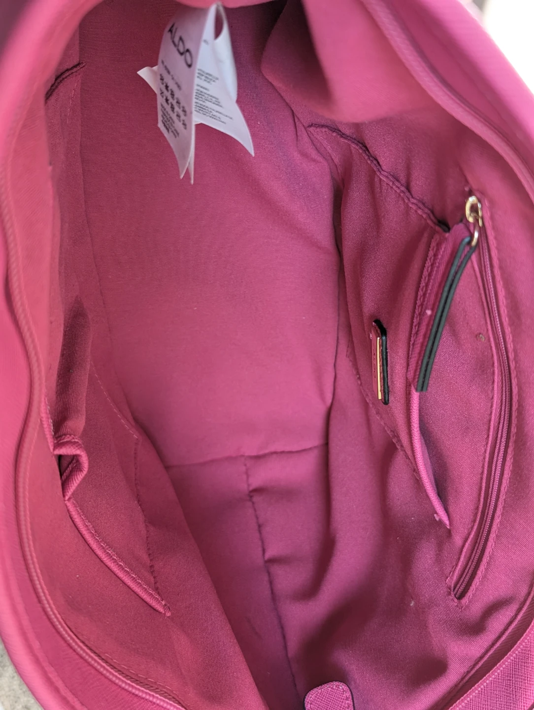 ALDO Hot Pink Shoulder Tote Bag - photo 4