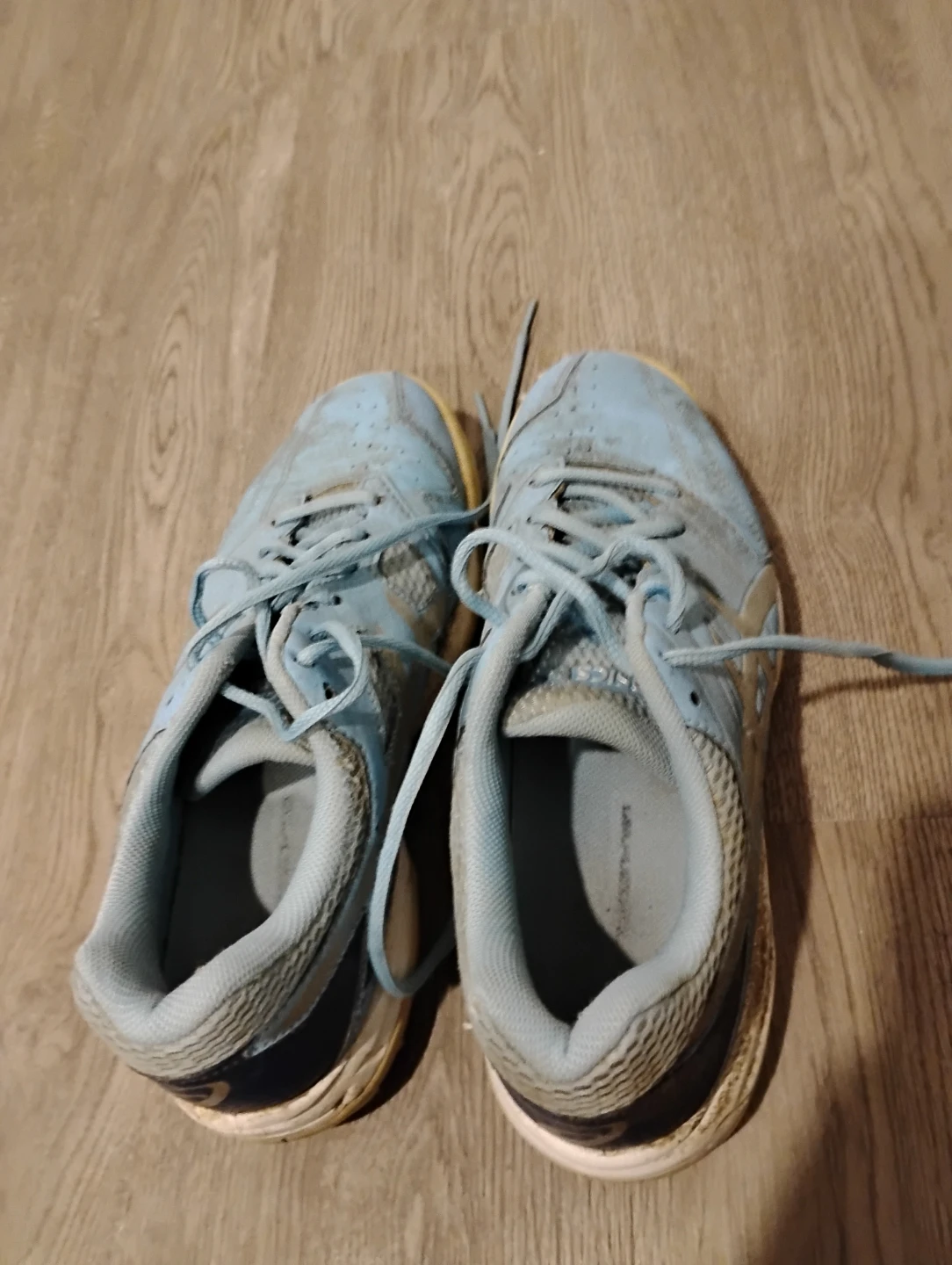 Used ASICS Blue Synthetic Leather Running Shoes 🏆