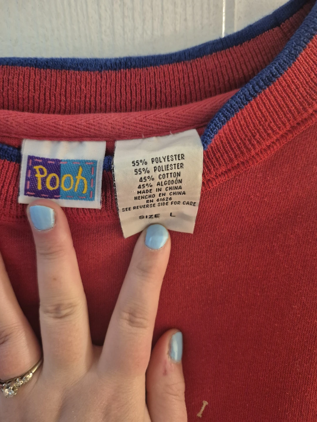 Vintage "Winnie the Pooh" Sweatshirt - Size L - photo 3