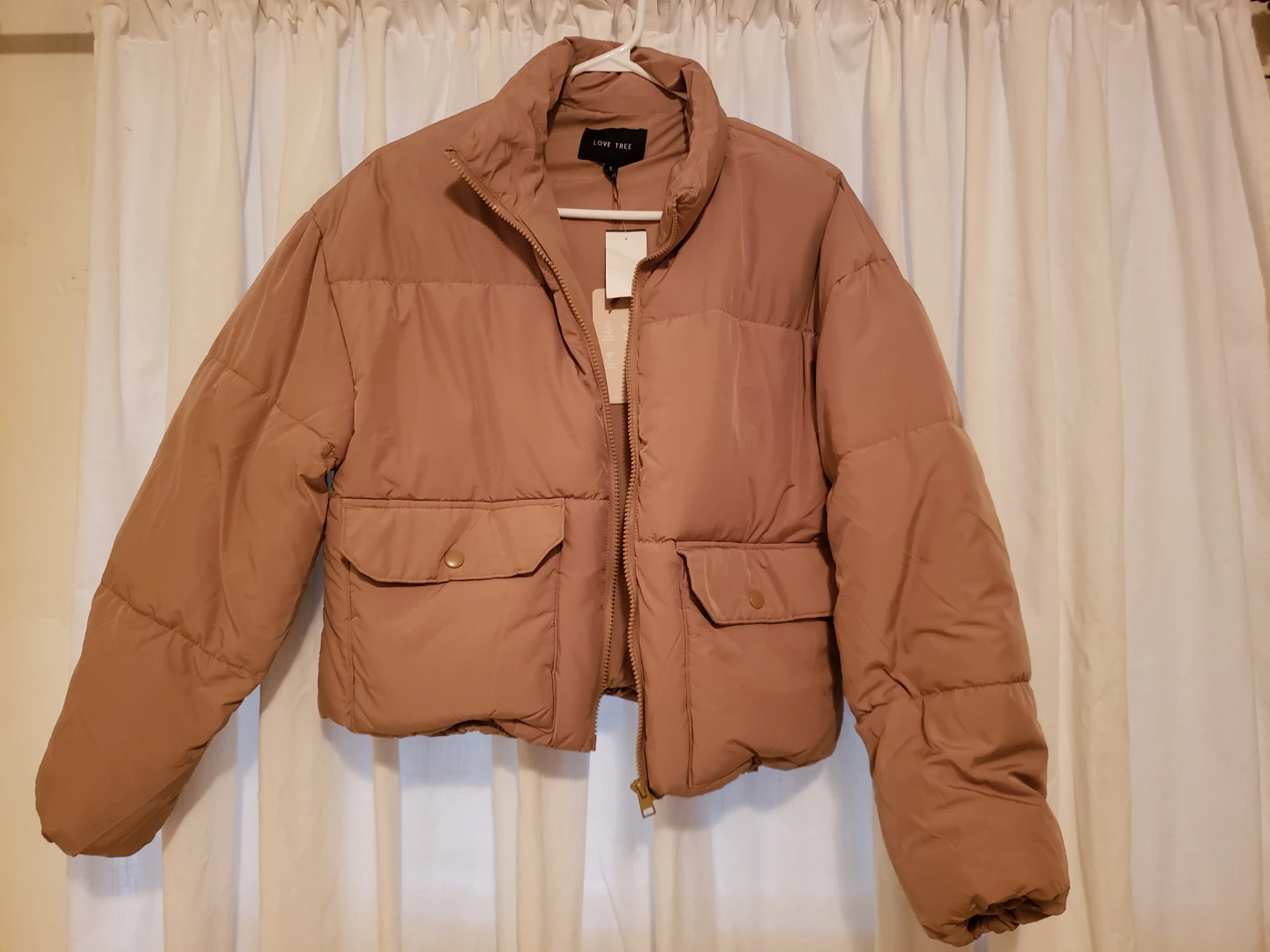 Love Tree Puffer Jacket - Size S