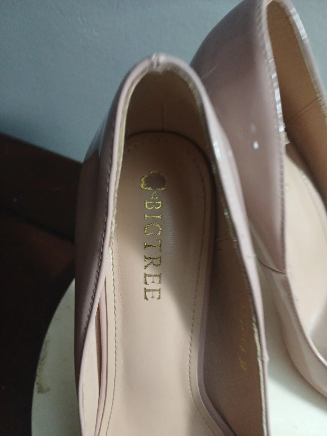BIGTREE Patent Nude Stiletto Heels - Size 39 - photo 4