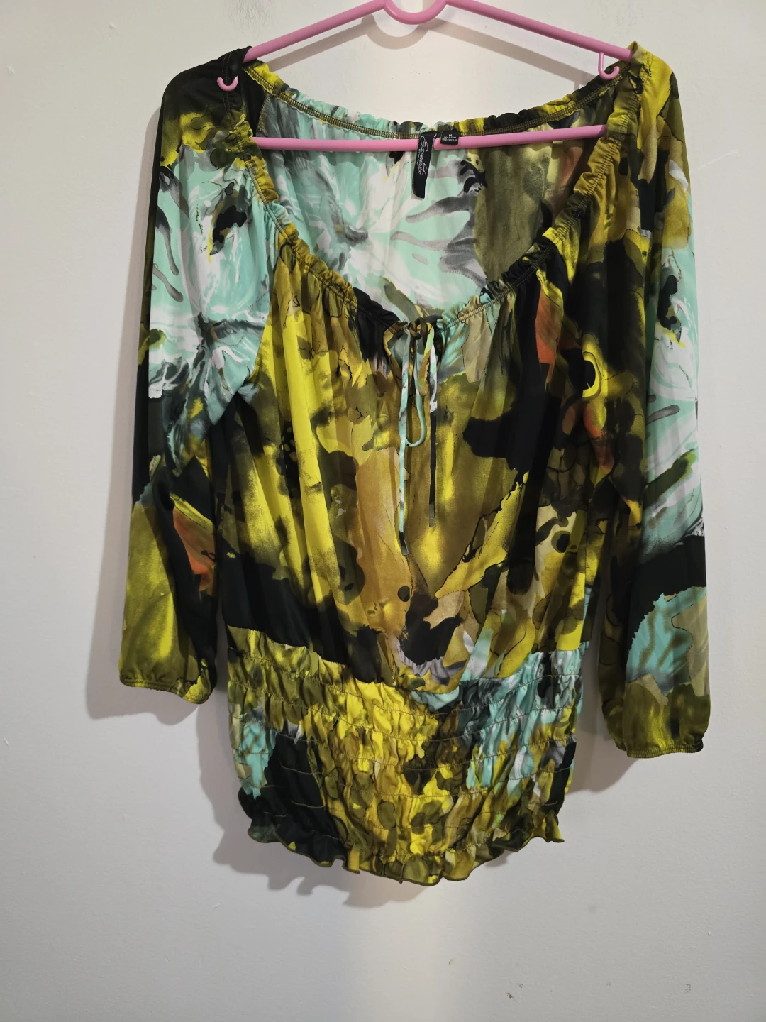 Women's Long Sleeve Abstract Print Top - photo 5