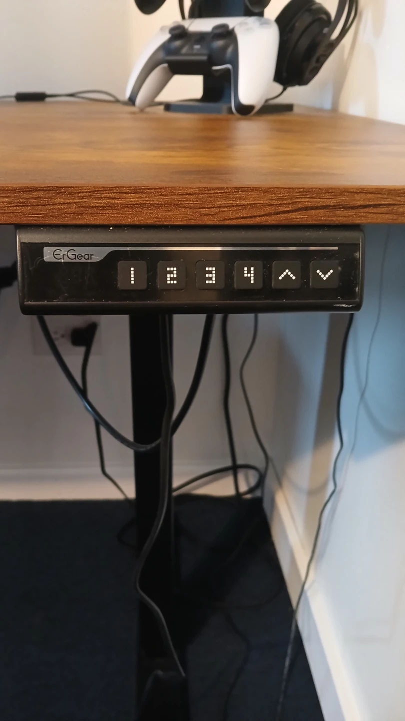 Standing Desk with Wood Top / Escritorio con ajuste de altura - photo 2