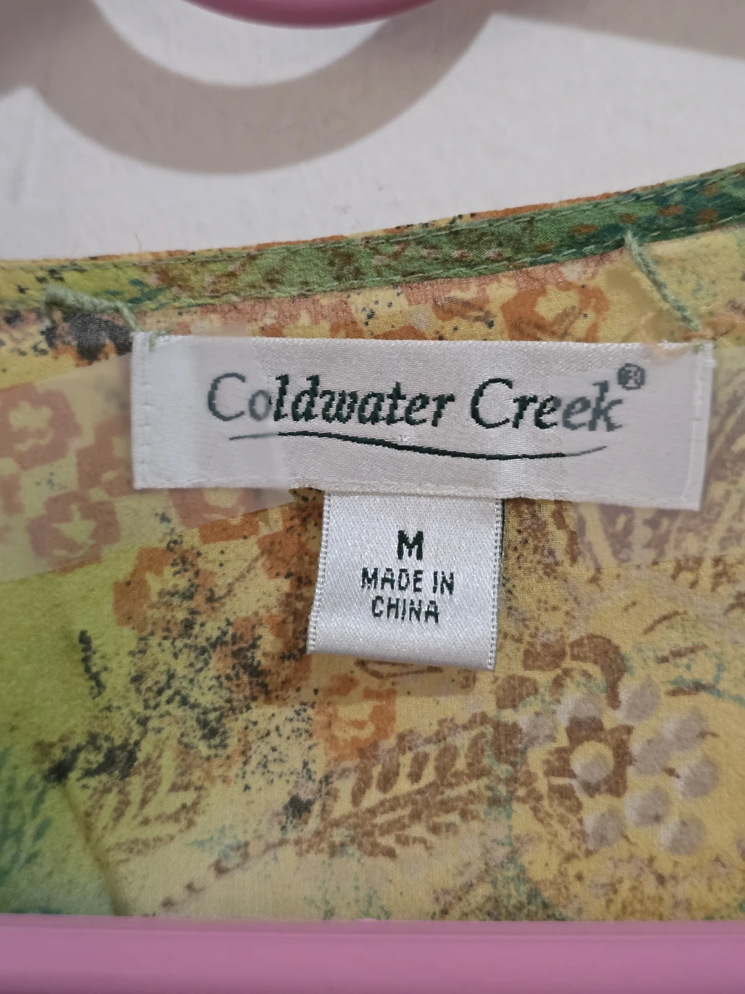 Coldwater Creek Women's Size M Boho Print Top - photo 2