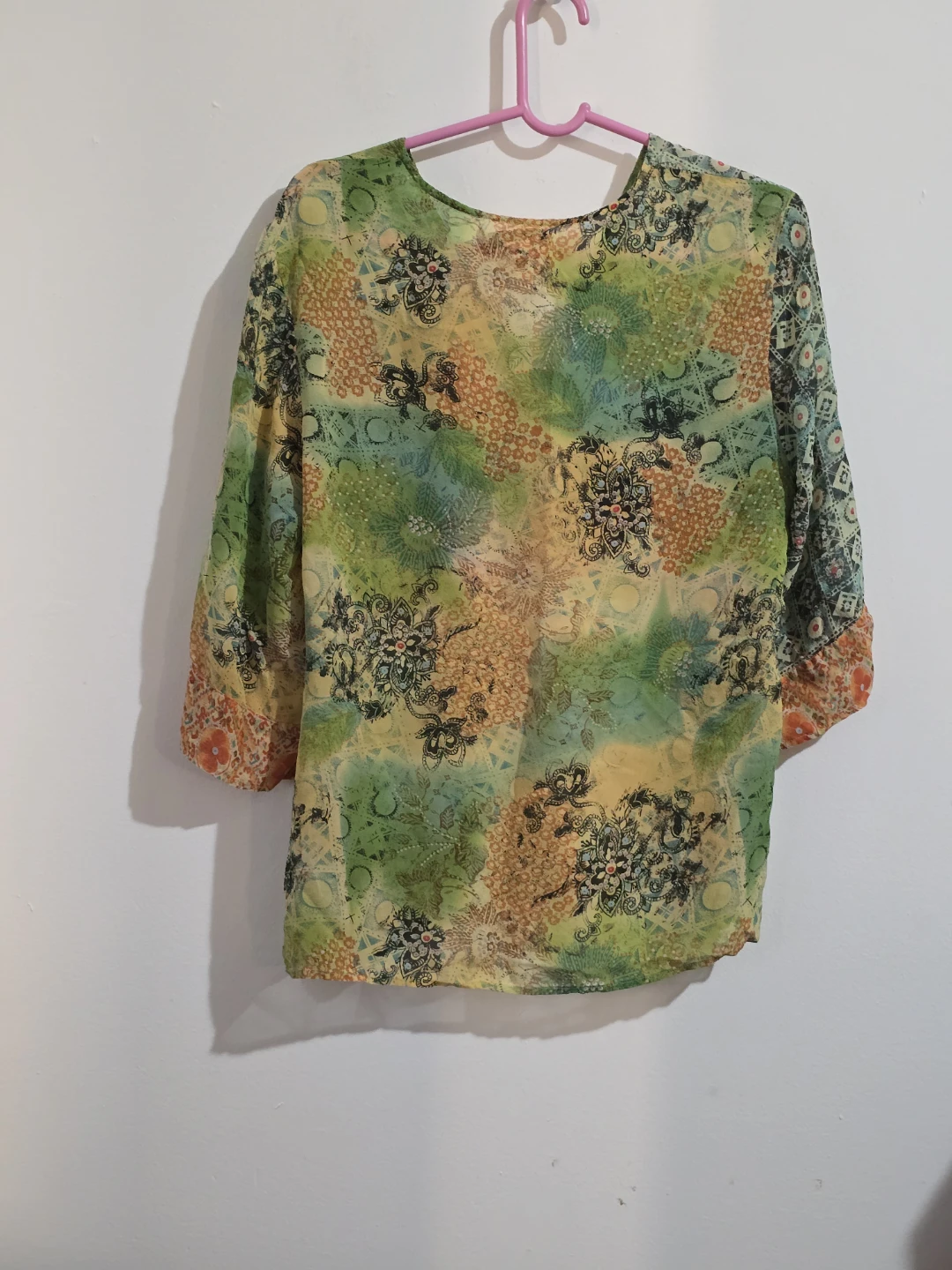 Coldwater Creek Women's Size M Boho Print Top - photo 3