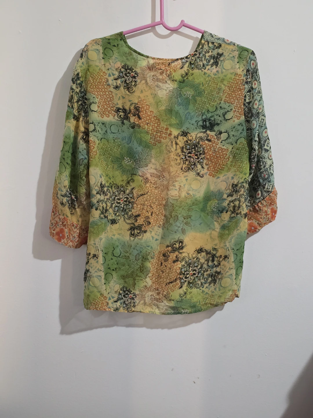 Coldwater Creek Women's Size M Boho Print Top - photo 5