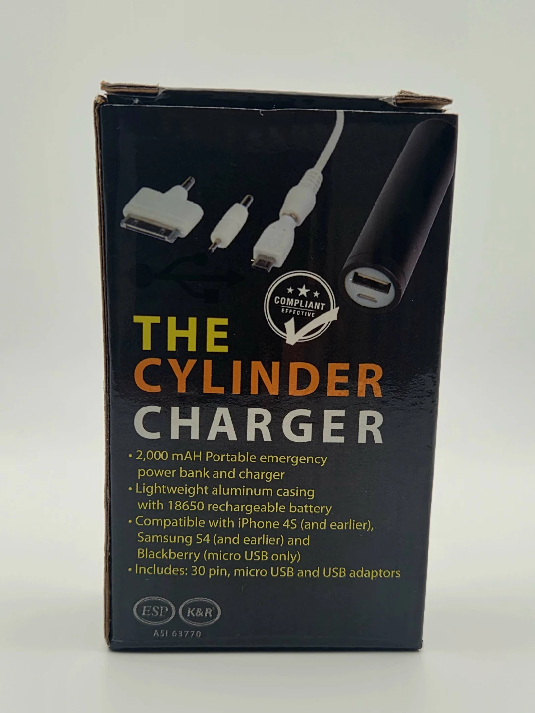 🏆The Cylinder Charger 2000 mAh Power Bank - photo 2