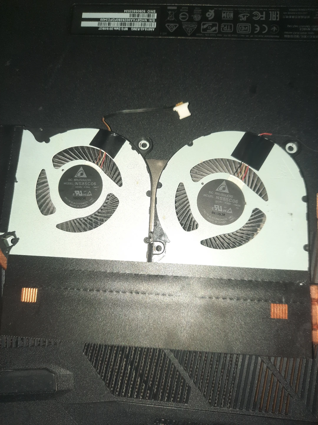 Acer Laptop Nitro 5 AN515-43 Heatsink - photo 4
