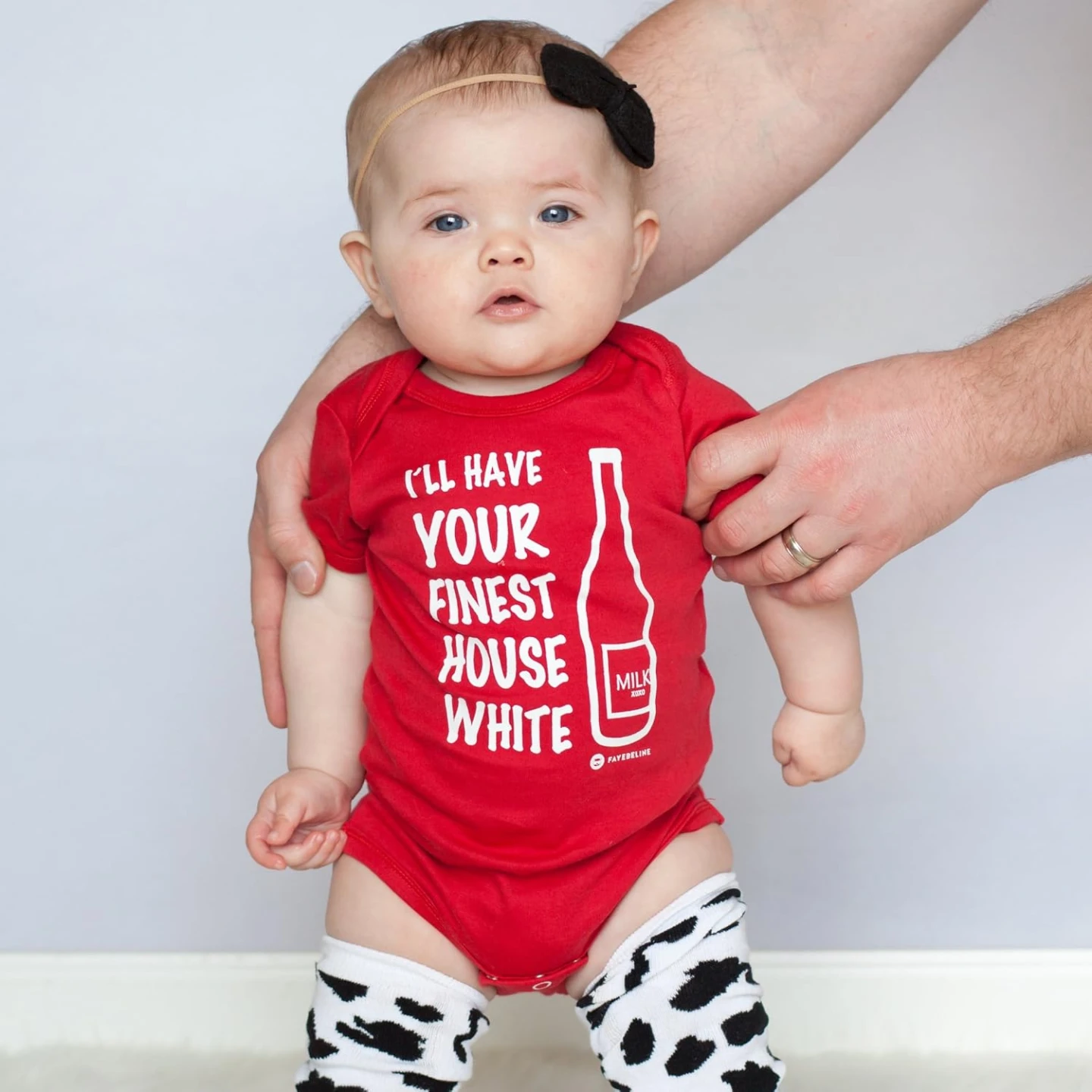 Red Baby Onesie Cotton