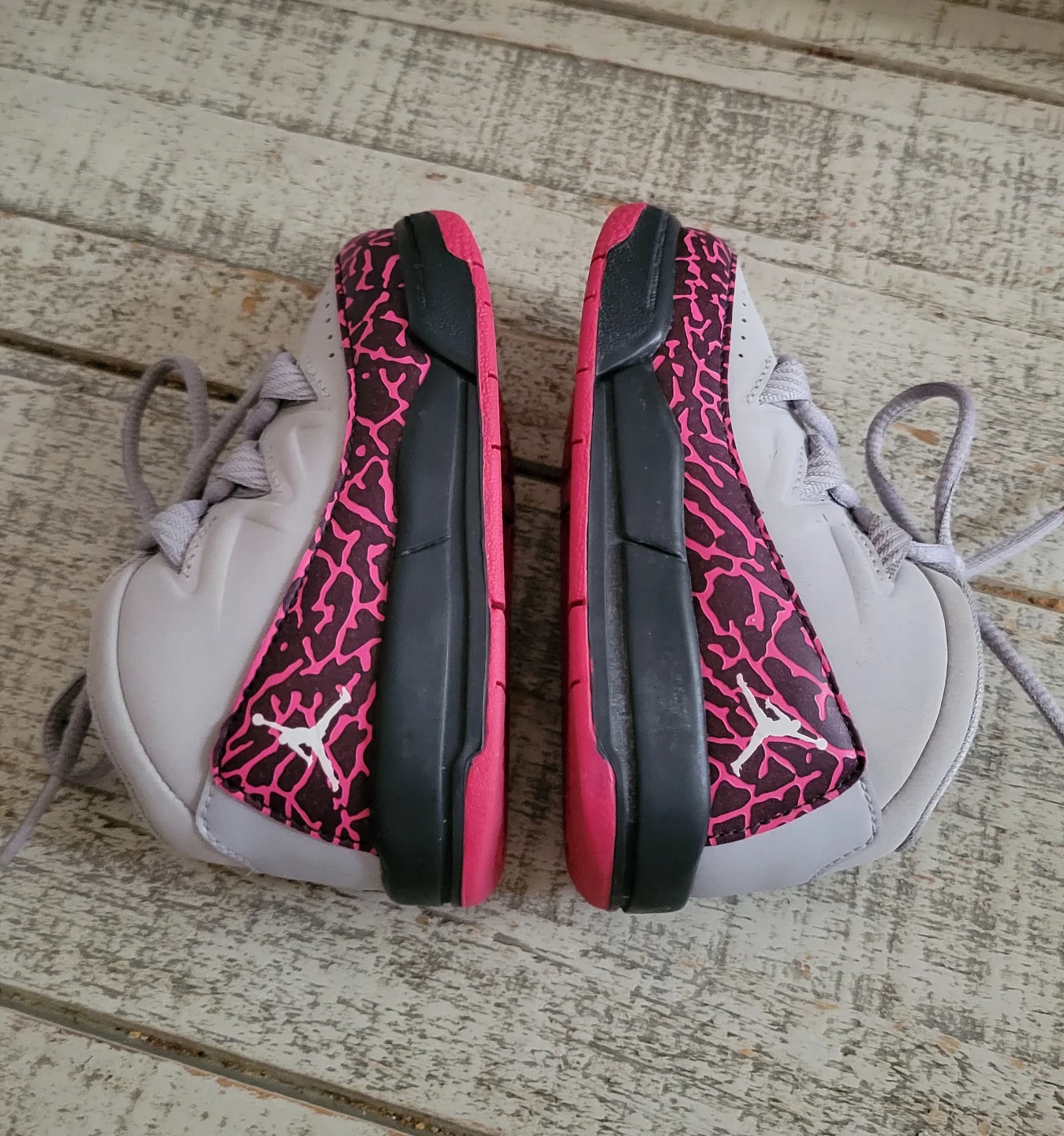Jordan 11 Retro TD Toddler Shoes Grey Pink Size 5C - photo 3