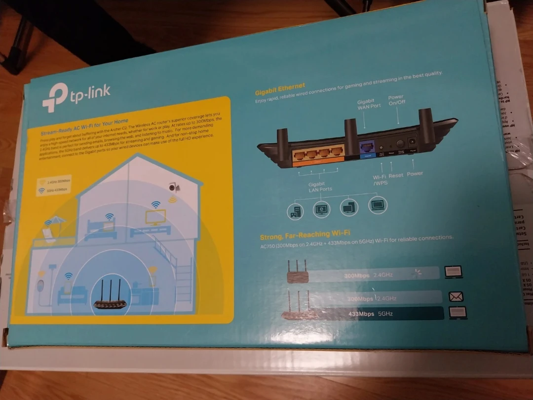 🏆 TP-Link Archer AC750 Wireless Dual Band Gigabit Router - photo 2