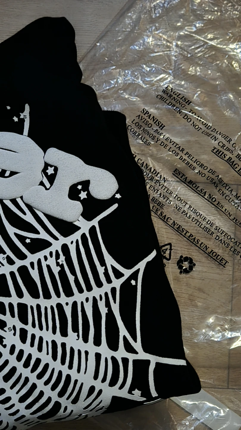 Black spider hoodie - photo 2