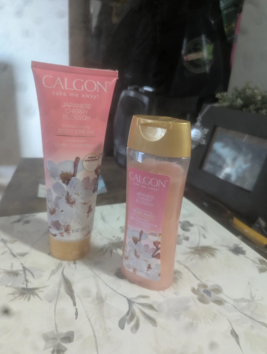 Calgon body cream and body wash