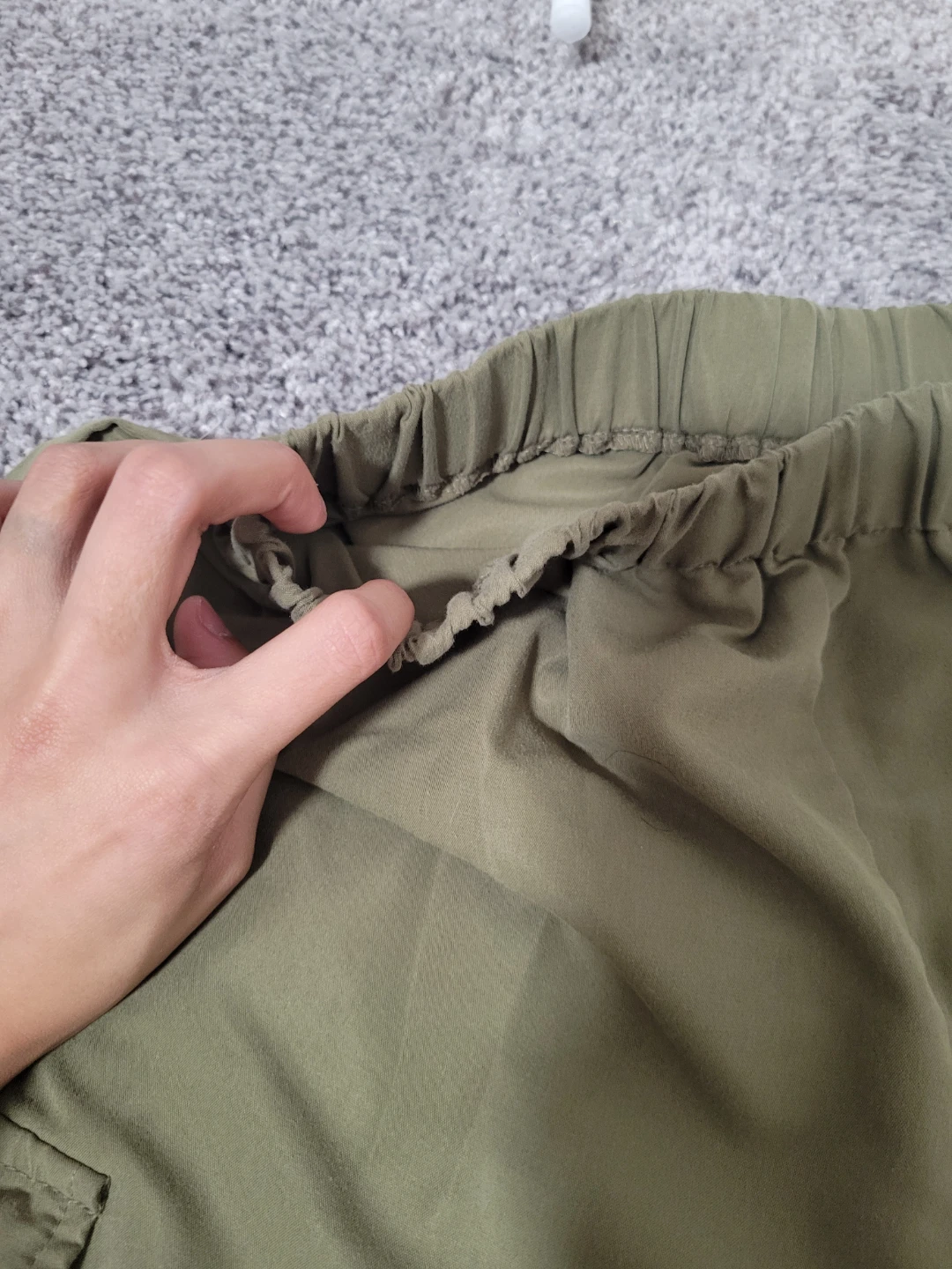 Olive Green Cargo Pants - photo 2