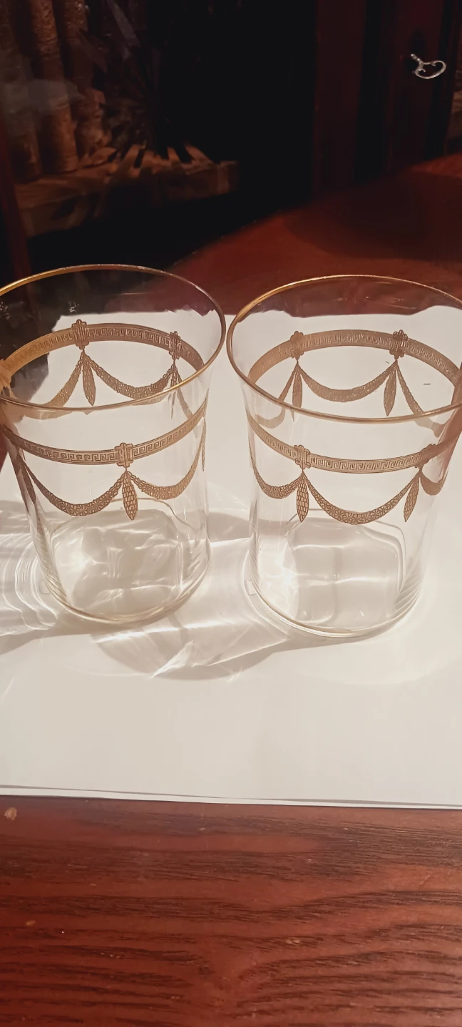 MOSER LOBMEYR  BOHEMIAN 24KARAT GOLD GLASSES - photo 4