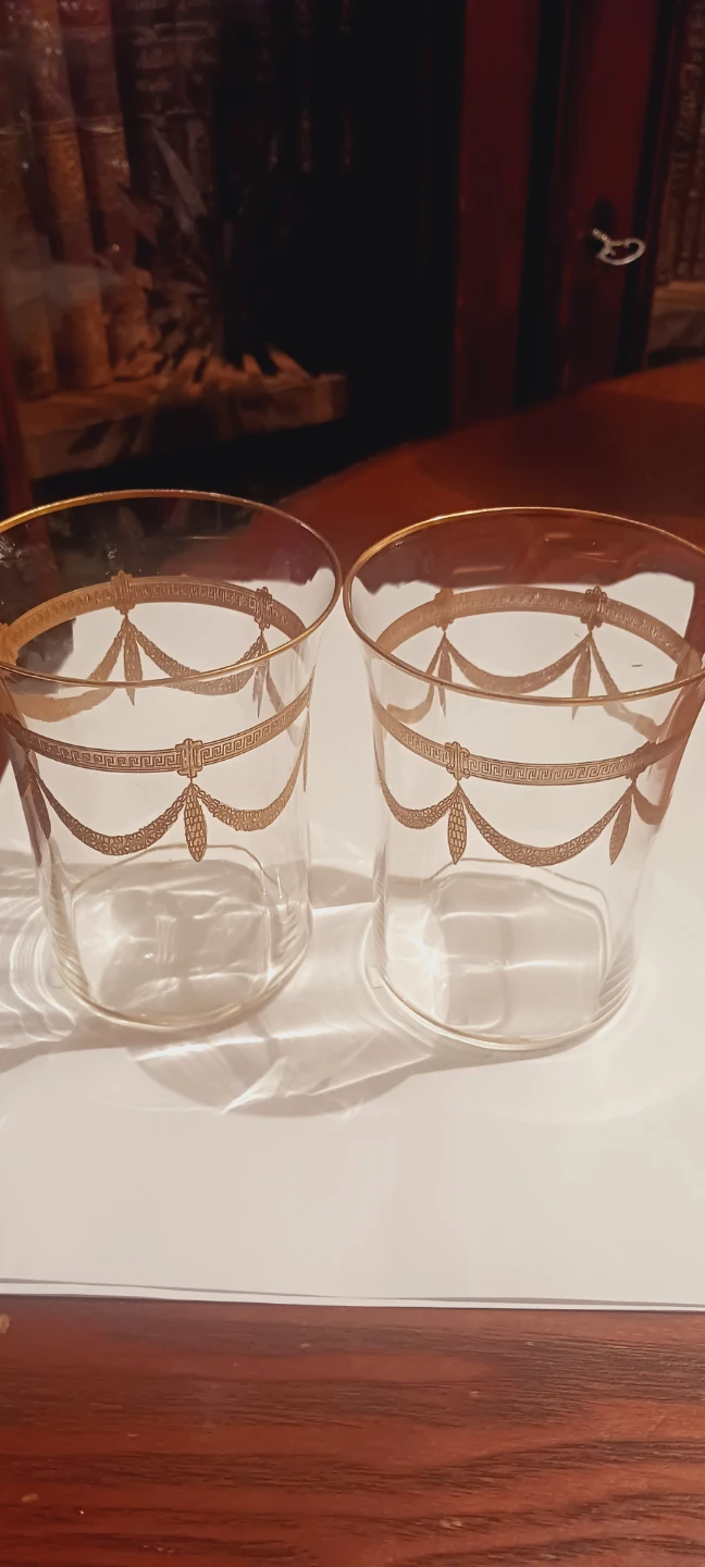MOSER LOBMEYR  BOHEMIAN 24KARAT GOLD GLASSES - photo 5