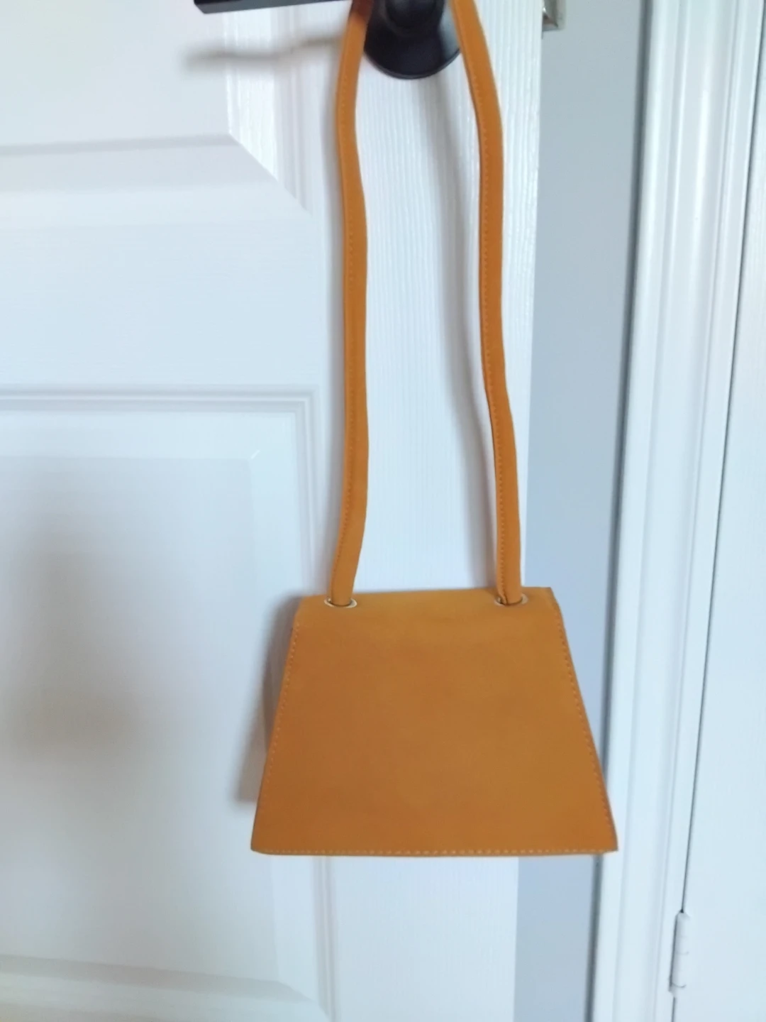 Mustard Yellow Suede Small Bag - photo 2