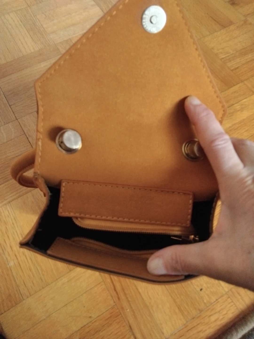 Mustard Yellow Suede Small Bag - photo 3