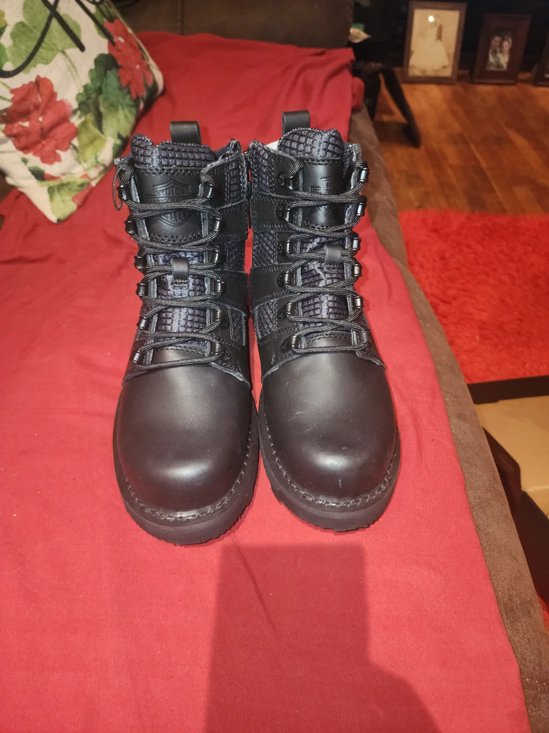 Harley-Davidson Men's Lensfield 5" Lace Black Boots Size 7