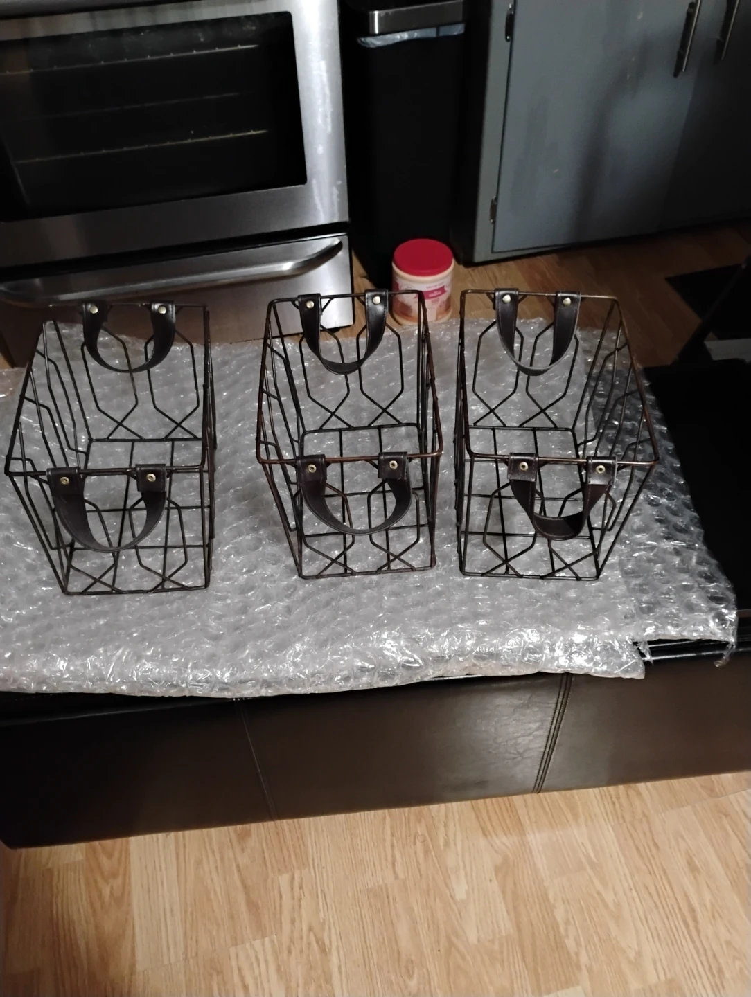 Set of 3 Wire Storage Baskets