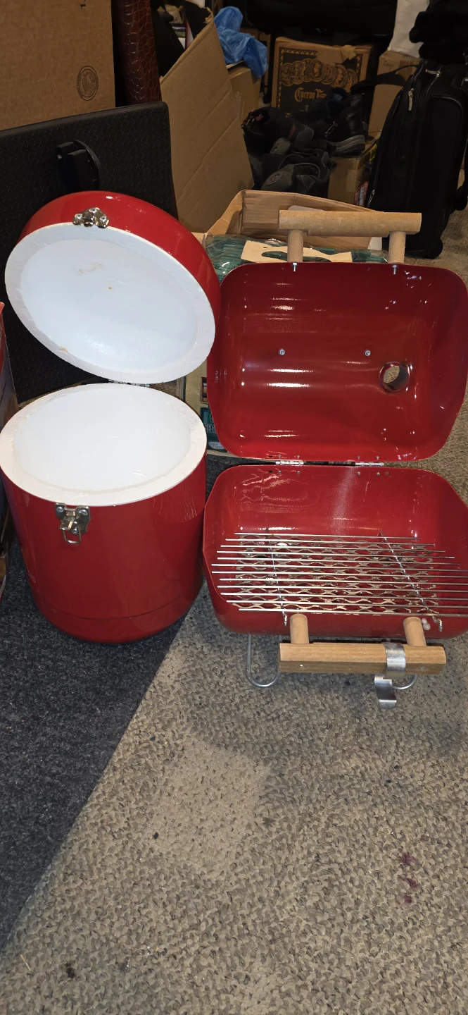 Red Portable Cooker / Grill