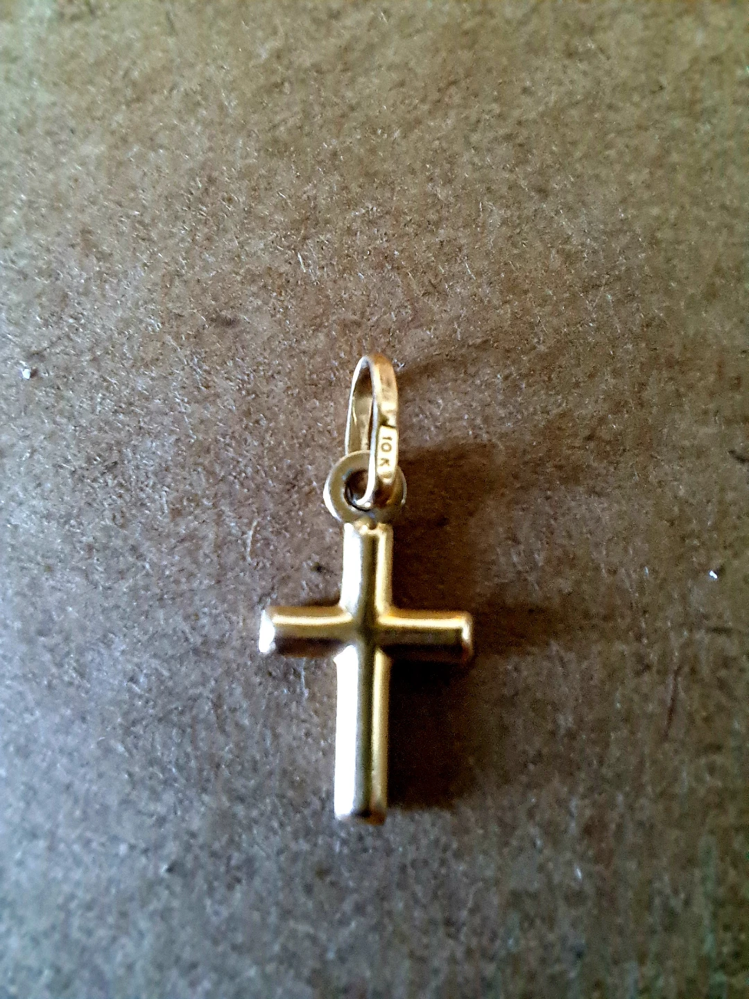 Gold Cross Pendant 10K - photo 3
