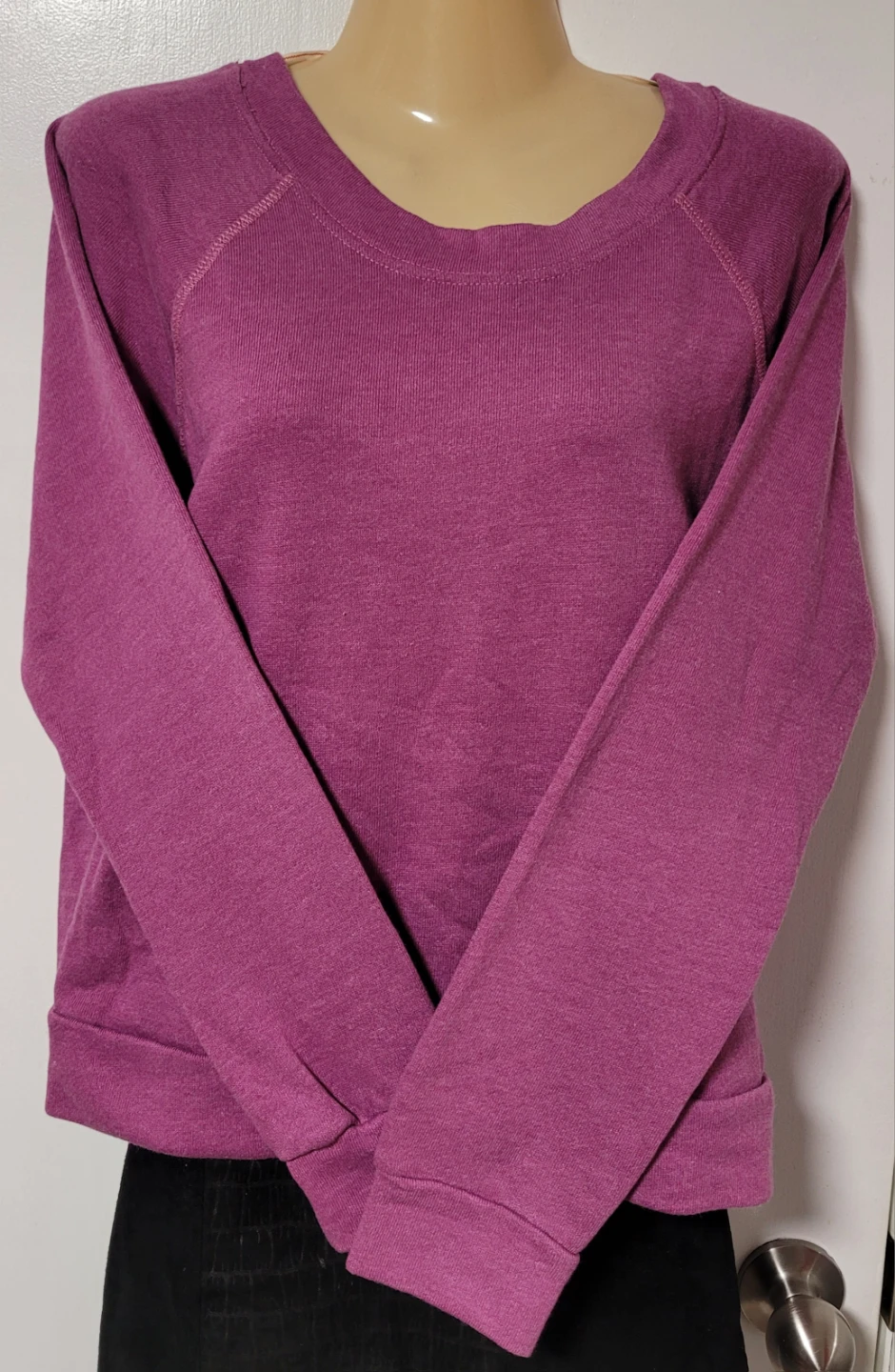Alternative Apparel Purple Pullover Sweatshirt Small