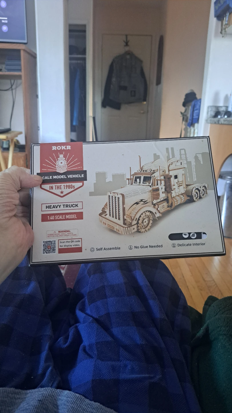 ROKR MC502 Heavy Truck 3D Wooden Model Kit
