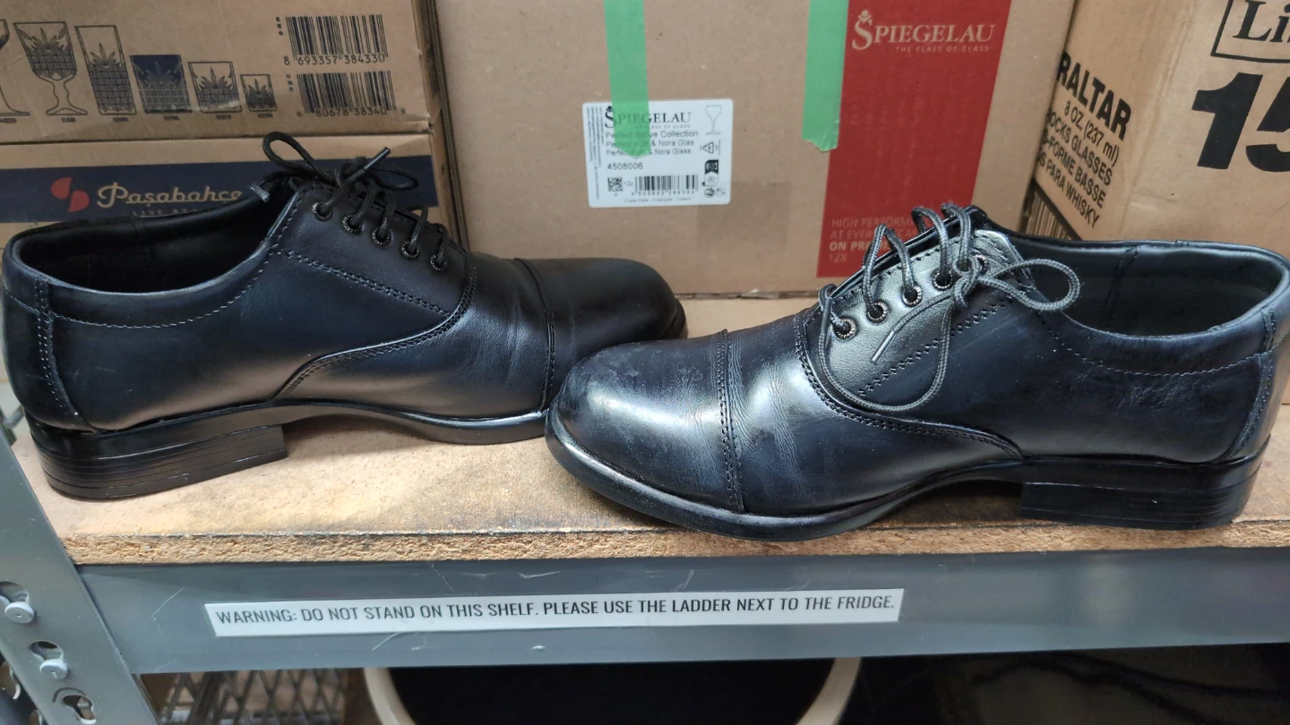 HYDRO Men's Black Oxford Dress Shoes Size 9 - photo 5