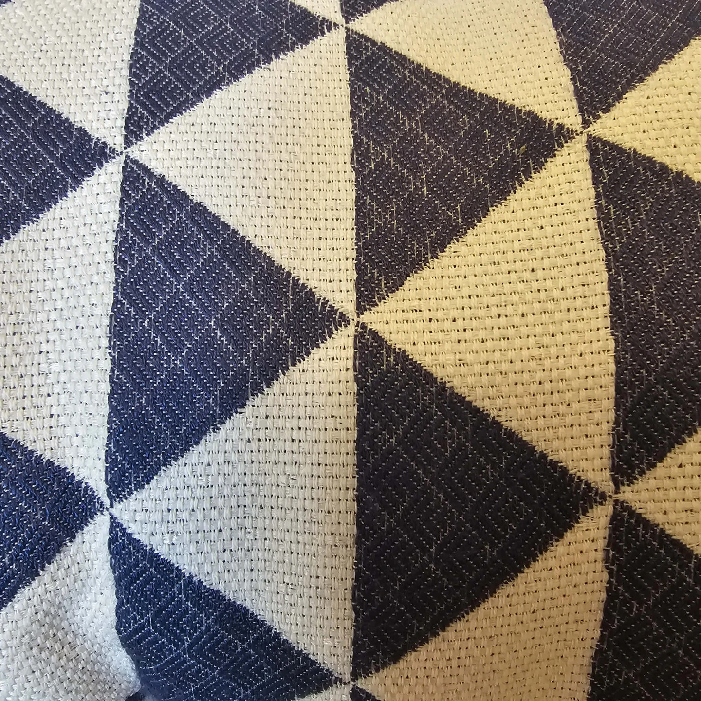 2 Blue and White Indoor/Outdoor Rectangle Decorative Pillows - photo 2