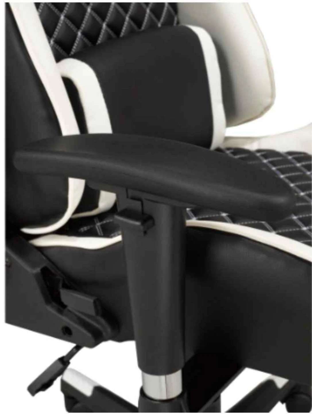 Brassex Gaming Chair Black/White - photo 2