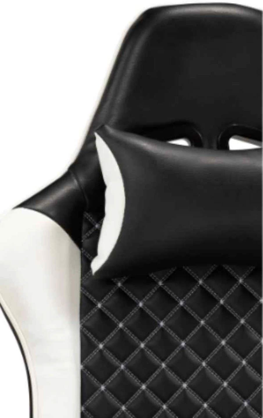 Brassex Gaming Chair Black/White - photo 3